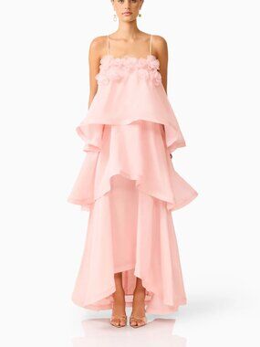 NWT Elliatt Swallowtail Day To Night Maxi Dress In Pink, Size L (Never Worn!)
